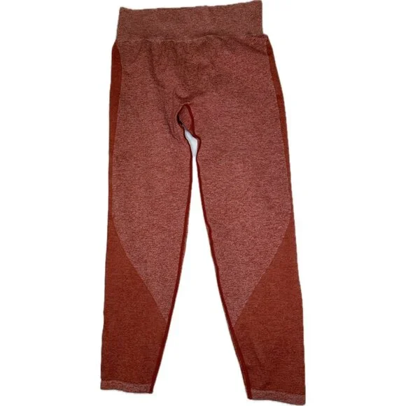 Victoria's Secret PINK Seamless Workout Athletic Leggings Orange L - Picture 2 of 8